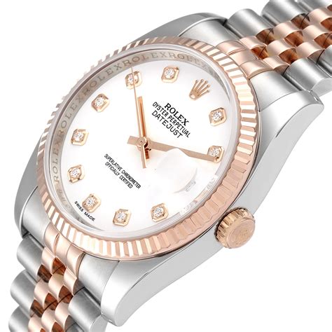 rolex datejust 36mm stahl rosegold römische zahlen|Rolex Datejust 36 oyster.